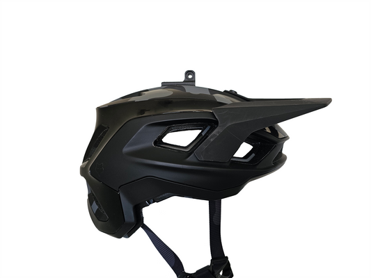 r3pro Top Mount for Fox Speedframe 2025 Helmets, white background, triple prong version