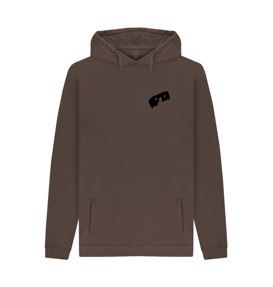 Men's Hoodie with HairyBobs Cave and Skate the Northbay Design - r3pro
