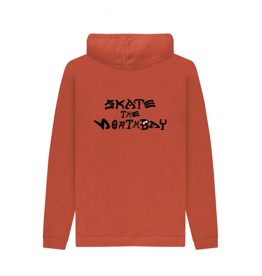 Men's Hoodie with HairyBobs Cave and Skate the Northbay Design - r3pro