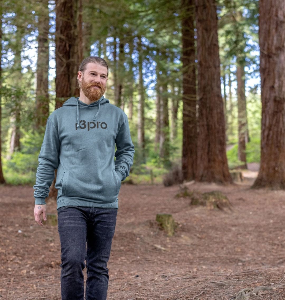 Men's Hoodie with Large Logo - r3pro