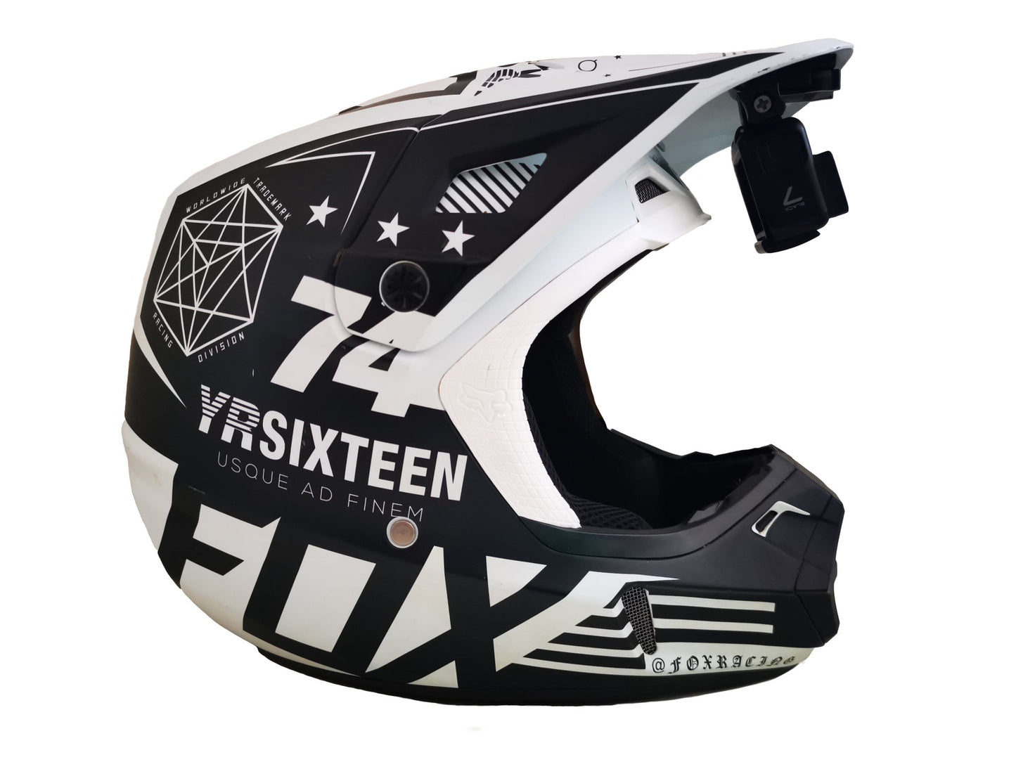 Under Visor Mount for FOX V2 2020 Helmets - r3pro