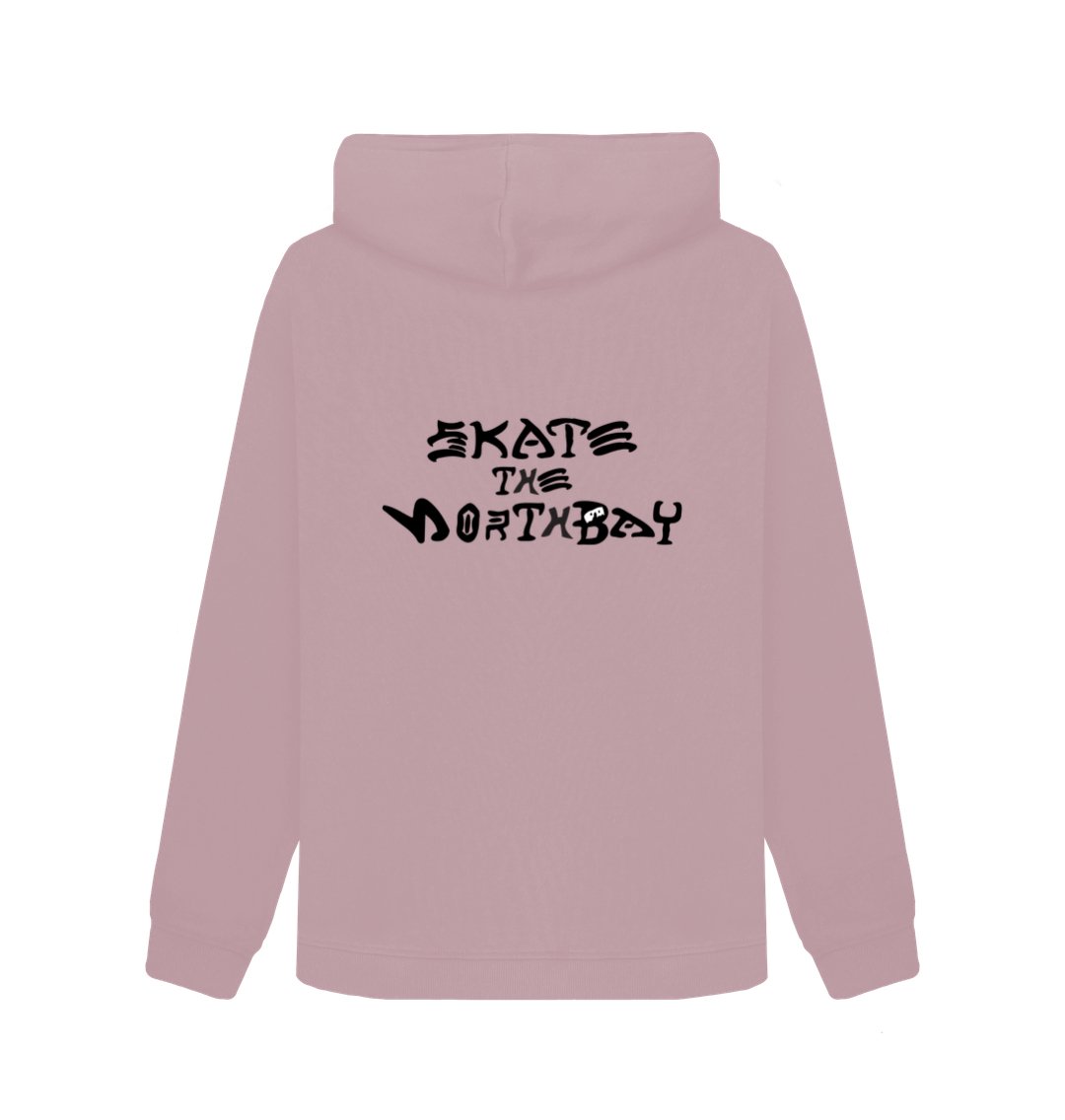 Womens Hoodie with HairyBobs Cave & Skate The NorthBay Design - r3pro