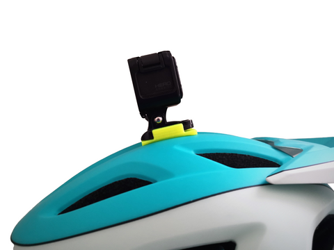 A mount for connecting devices to the top of your helmet