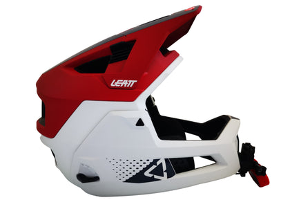Top, visor, under visor and chin mounts for Leatt mountain bike helmets