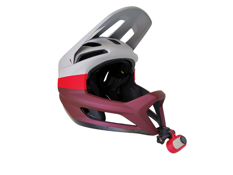 Top, visor, under visor, front and chin mounts for Specialized mountain bike helmets
