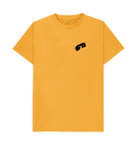 Mustard Mens T-Shirts with HairyBobs Cave & Skate The NorthBay Design