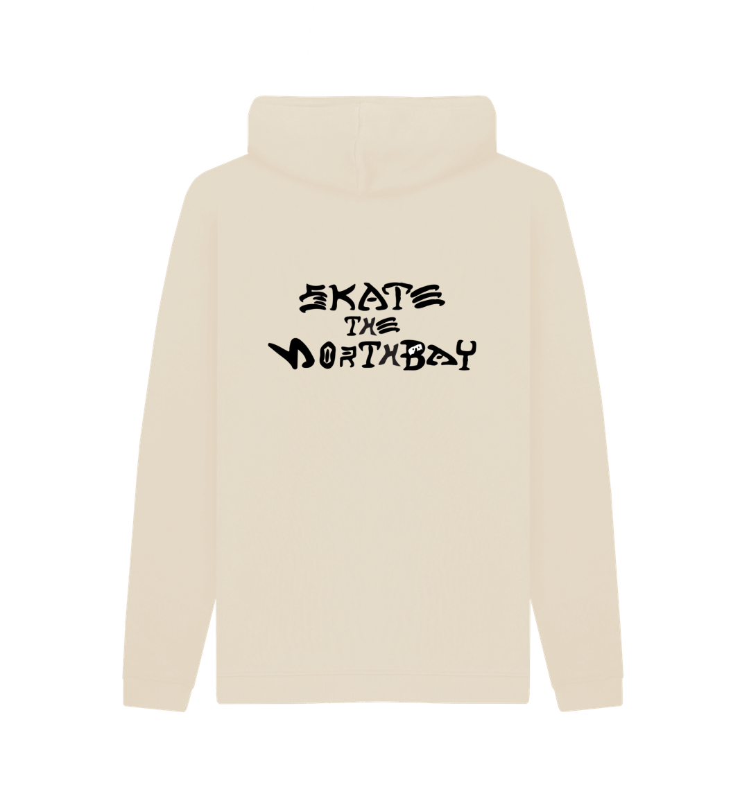 Oat Printed Hoody Back