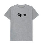 Athletic Grey Men's T-Shirt with Large Logo