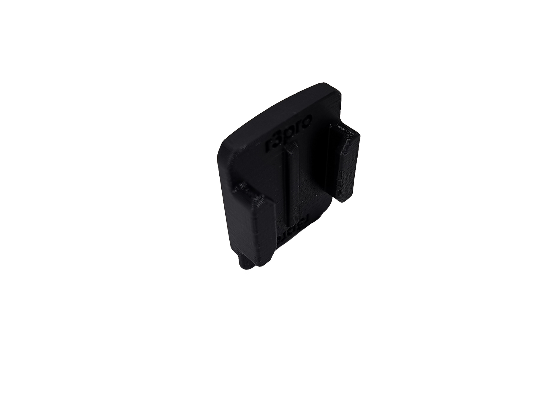 r3pro Under Visor Mount for Bluegrass Vanguard Helmets, white background, quick release version, close up