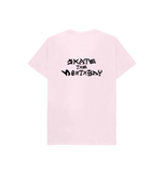 Pink Kids T-Shirts with HairyBobs Cave & Skate The NorthBay Design