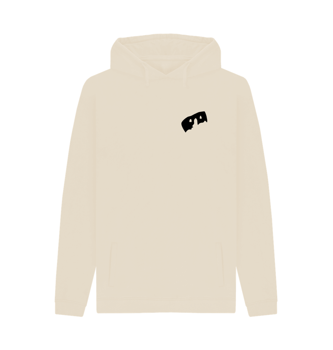Oat Printed Hoody Front