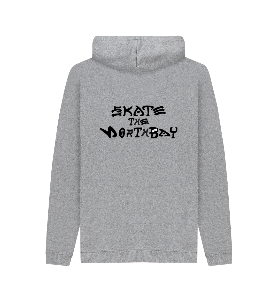 Light Heather Printed Hoody Back