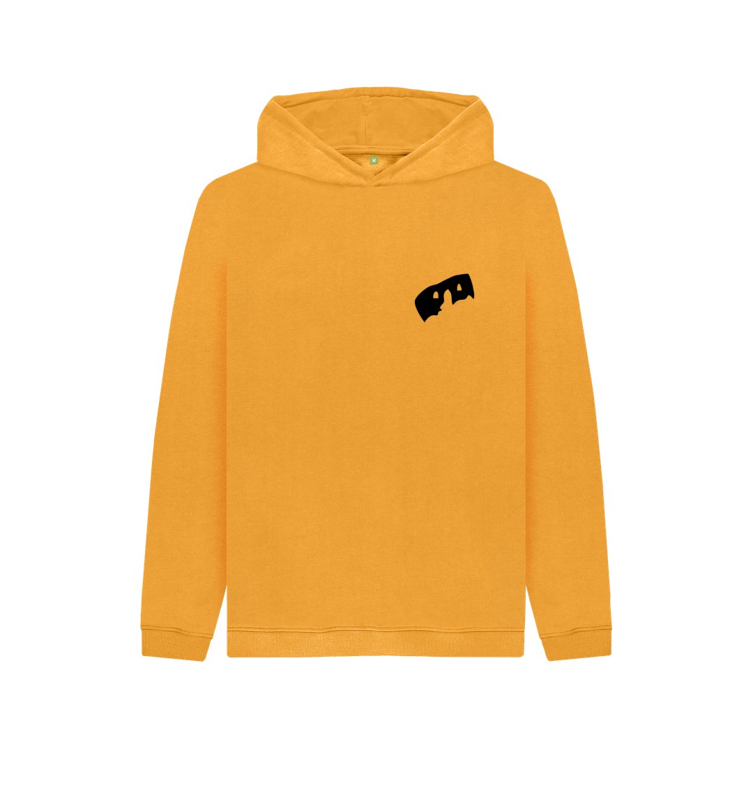 Kid's Hoodie with HairyBobs Cave and Skate the Northbay Design - r3pro
