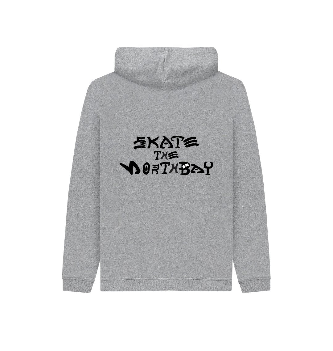 Kid's Hoodie with HairyBobs Cave and Skate the Northbay Design - r3pro