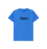 Bright Blue Kids T-Shirt with Large Logo