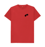 Red Mens T-Shirts with HairyBobs Cave & Skate The NorthBay Design
