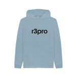 Stone Blue Kids Hoodie with Large Logo