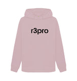 Mauve Women's Hoodie with Large Logo