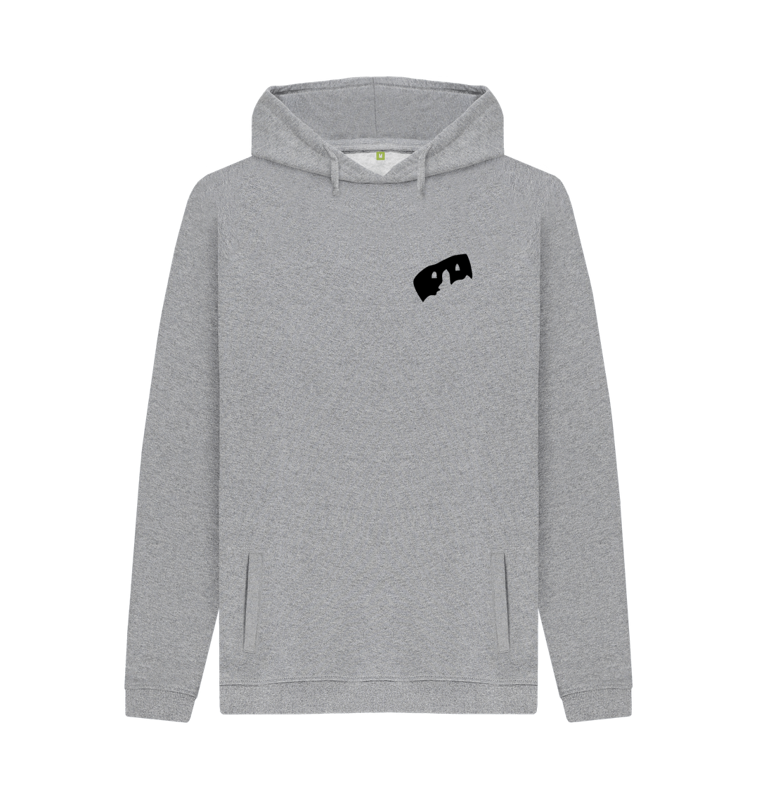 Light Heather Printed Hoody Front