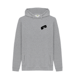 Light Heather Men's Hoodie with HairyBobs Cave and Skate the Northbay Design