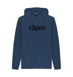 Navy Men's Hoodie with Large Logo