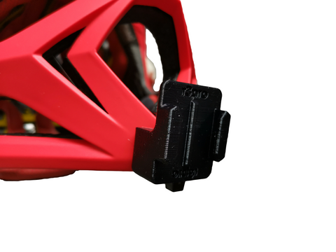 A mount for connecting devices to the chin guard of your troy lee designs stage helmet