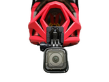 A mount for connecting devices to the chin guard of your troy lee designs stage helmet