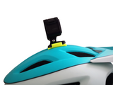 A mount for connecting devices to the top of your helmet