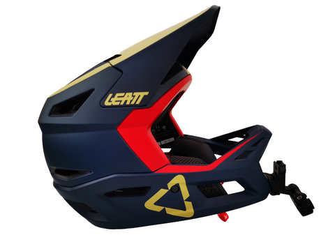 A mount for connecting devices to the chin guard of your leatt mtb 4 helmet